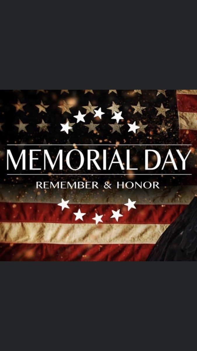 Thank you to our service Men &amp; Women, especially those who gave their lives for our country. God Bless America 🇺🇸❤️🇺🇸