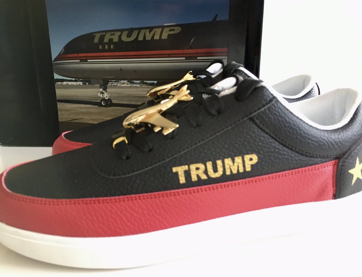 trumpkicks's tweet photo. @seanhannity WELCOME TO THE FORCE Judge Thomas Adams of New York 9th 10th district is delivering your size 11 TRUMP FORCE ONES Sneakers. #trumpforceones https://t.co/K52L9Dl6mK https://t.co/Uavo4UXbsj