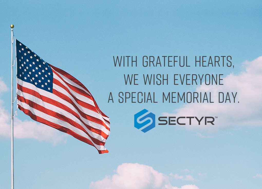sectyr's tweet photo. With grateful hearts, we wish everyone
a special Memorial Day. #MemorialDay #Sectyr https://t.co/i4pZDWdROK
