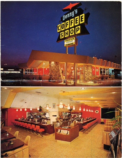 Here's Denny's in the 70s. Now they are trying to make restaurants look like this!