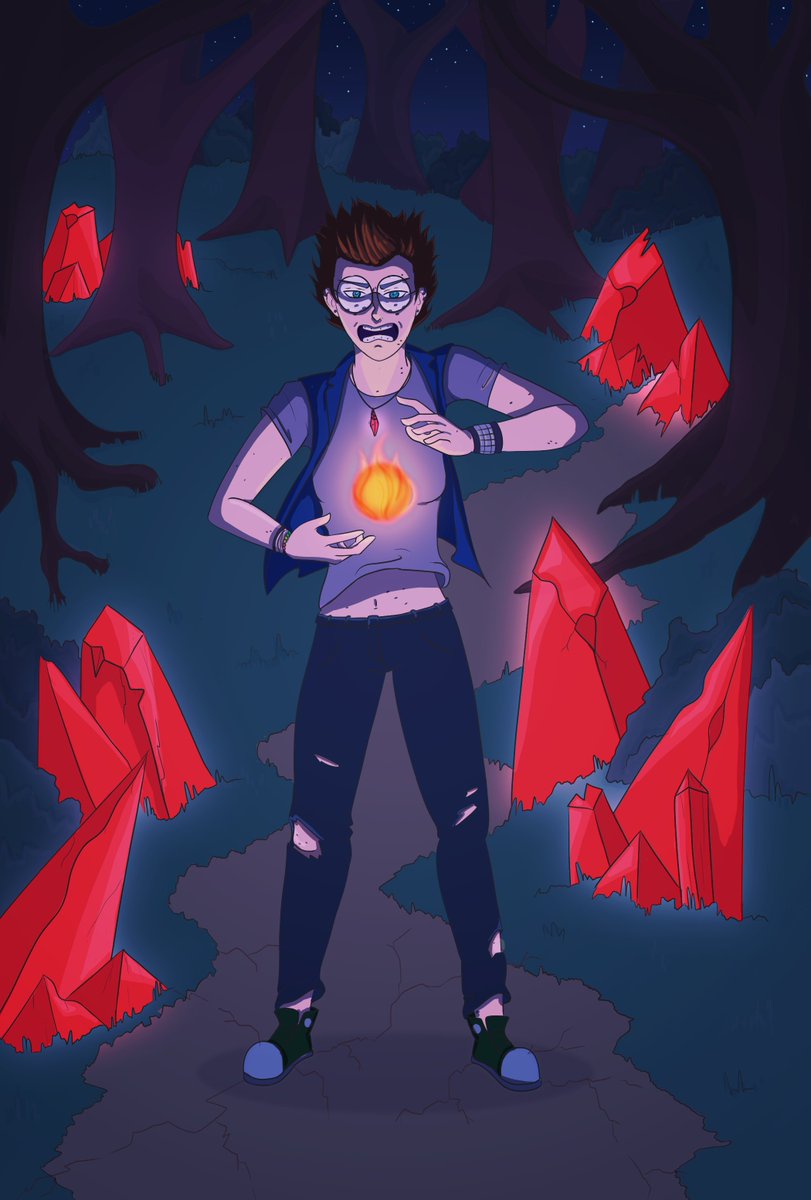 HaflingLynz's tweet photo. "You think I'm the monster here?"
 just a little something based on one of my NPCs for the #monsteroftheweek game I campaign I run. might be working on a few things with her. I had a lot of fun experimenting with lighting on this one https://t.co/CCX2yfowf9
