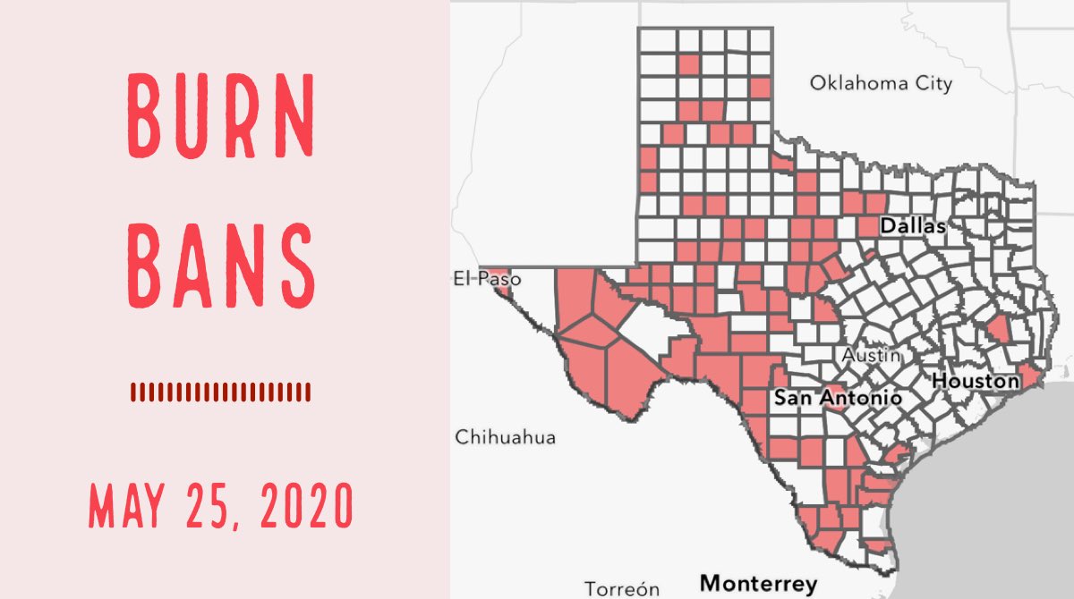 TXForestService's tweet photo. This #MonthlyMapMonday is just a friendly reminder to be safe today as you remember those who gave their lives serving our country.

#MemorialDay #firesafety #mapmonday 

https://t.co/zskYrOvIXs https://t.co/zG6rDS72G4