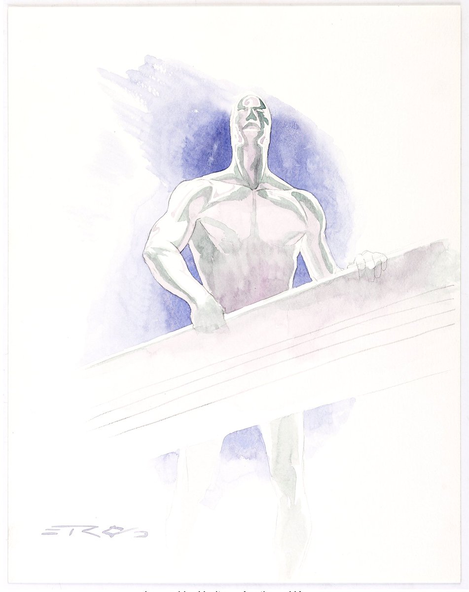 #SilverSurfer by #EsadRibic. Image from @HeritageAuction.