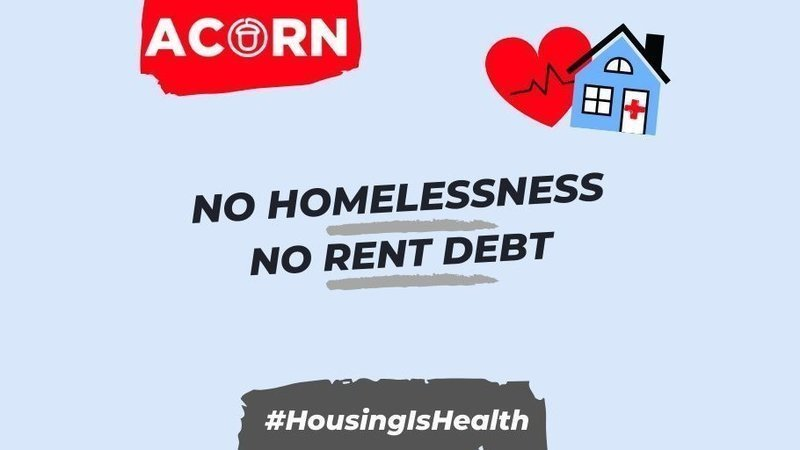 Whilst #DominicCummngs has spent the day lying & taking us all for idiots, my amazing union @ACORN_tweets has had a nationwide day of action

#HousingIsHealth! No Homelessness, No Rent Debt!

Please sign the petition here➡️change.org/p/boris-johnso…