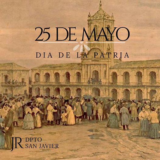 JRSanJavier's tweet photo. "Se levanta a la faz de la tierra, una nueva y gloriosa Nación" 
🇦🇷¡¡¡VIVA LA PATRIA!!!🇦🇷
1 8 1 0 - 25 de Mayo - 2 0 2 0
#25DeMayo #Libertad #RevolucionDeMayo https://t.co/7nowk83U01