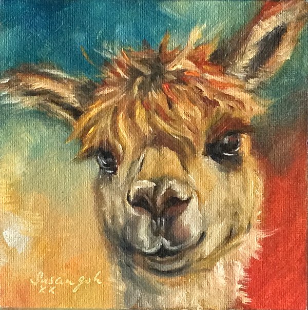 ArtistSusanGoh's tweet photo. New artwork for sale! - "Happy Alpaca" - https://t.co/4m1vADjK3e @fineartamerica https://t.co/gMwvh2ofh4