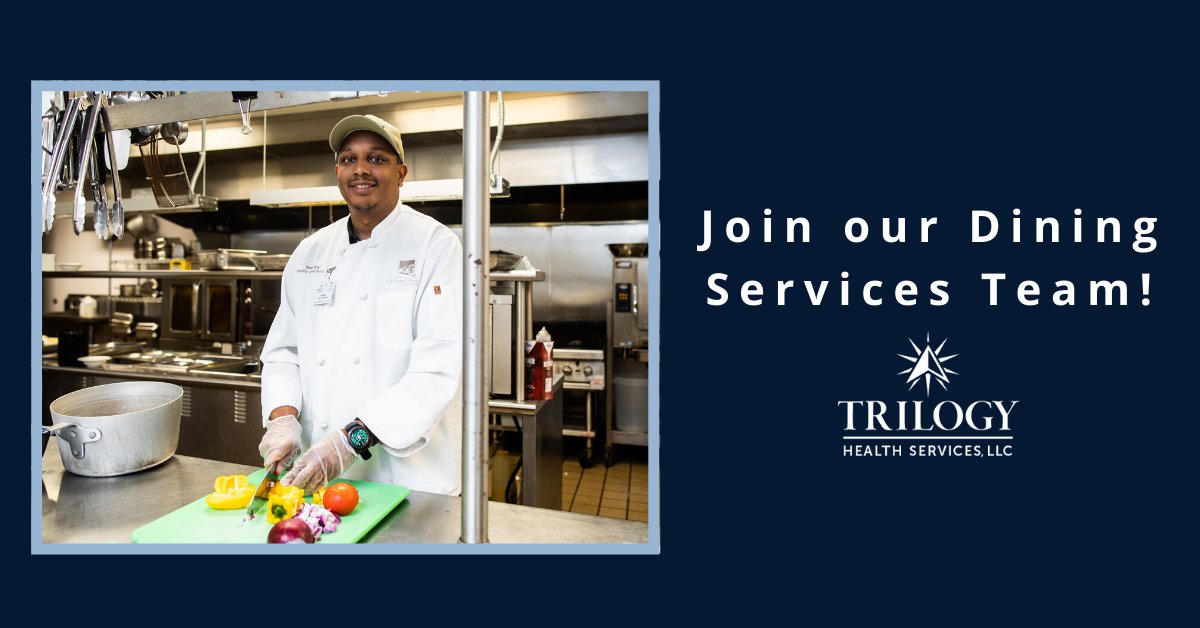 We are seeking enthusiastic dining services team members! Apply Today! trilogyjobs.com/c/dining-servi…
