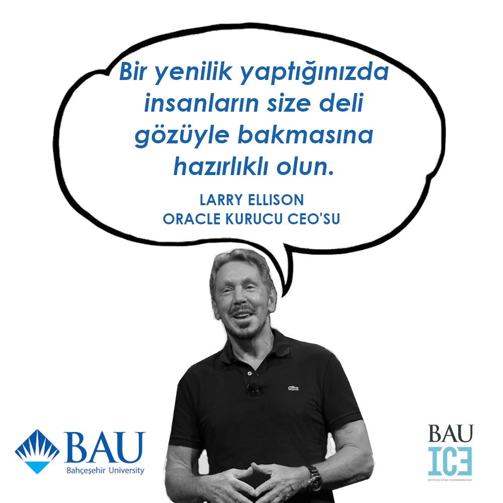 1977 yılında, ilişkisel veritabanı ile devrimsel bir fikri gerçekleştiren Ellison, bakın ne demiş 👀:

 #girişimcilik #startup #larryellison #oracle #database