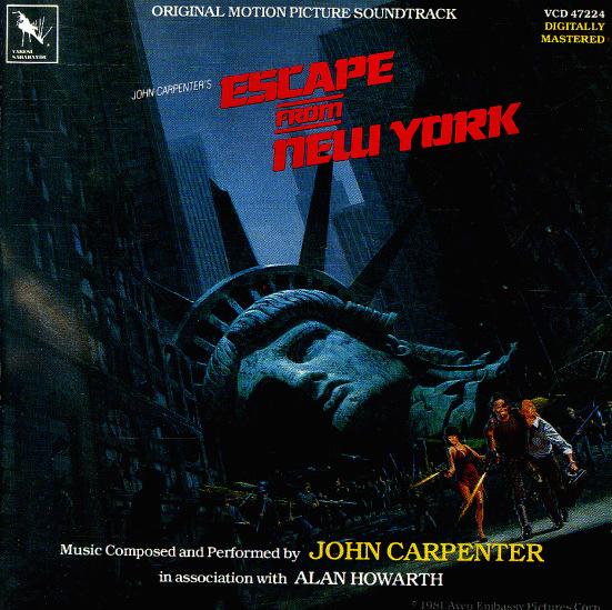 Carpenter had scored his previous films—Dark Star, Assault on Precinct 13, Halloween, and The Fog—all-but alone but this marked the first score composed with Alan Howarth in what would become a pretty fruitful collaboration.