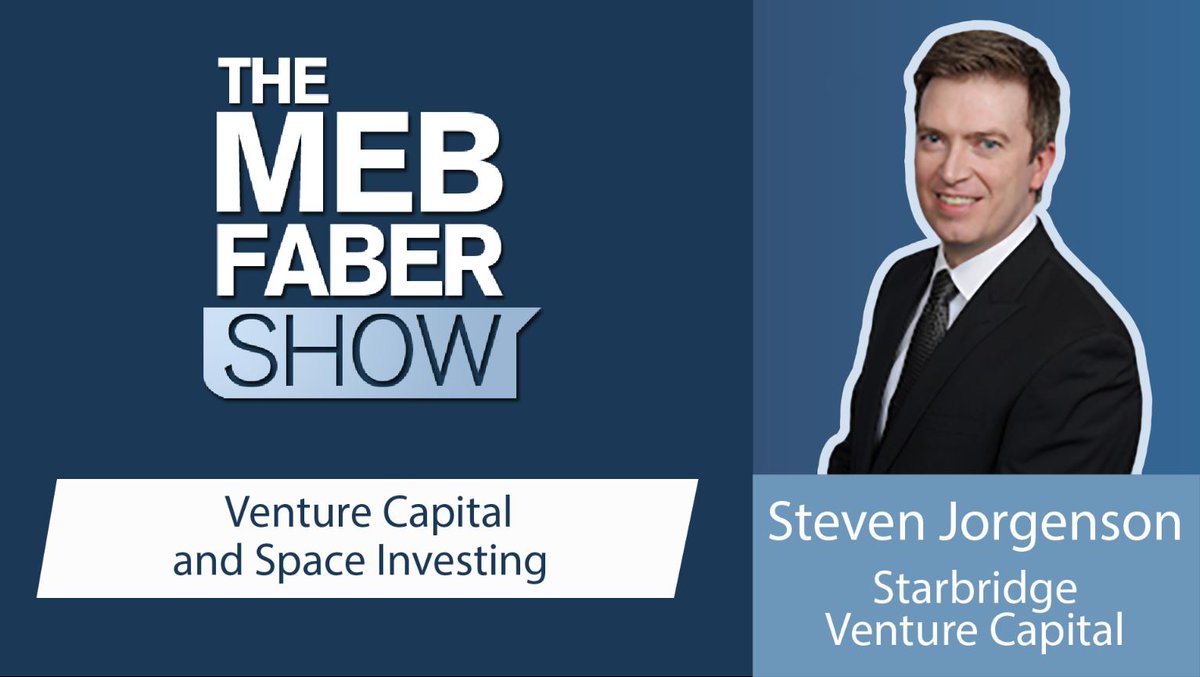 MebFaber's tweet photo. Excited for the @NASA @SpaceX launch this week?

Many assume investing in space is limited to the giant companies &amp; just rockets, and that's not true....

Today's podcast w/ Steven Jorgenson of @starbridgevc  chats angel investing in the space industry!

https://t.co/O1GYJOmLWI https://t.co/OyaGHXRZfI