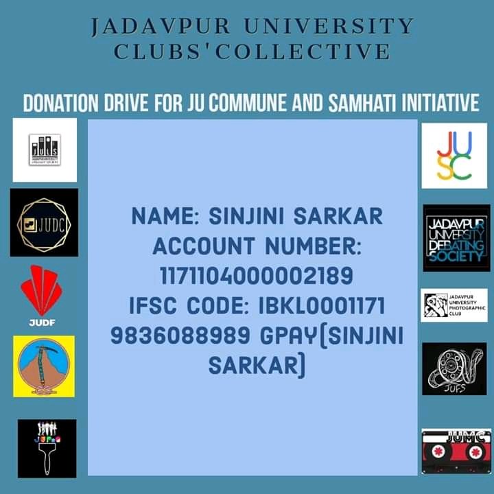 Another donation drive from JU  #DonateForBengal  #AmphanAftermath