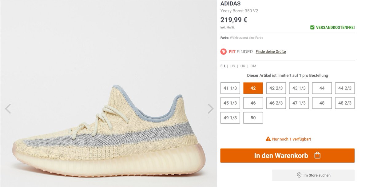 snipes yeezy linen