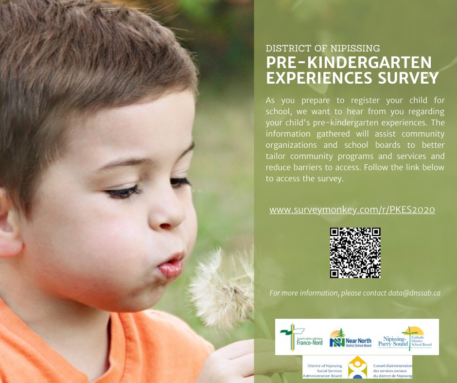 npsc_schools's tweet photo. As you prepare to register your child for school, we want to hear from you about your pre-kindergarten experiences! The survey below will assist community organizations and school boards to tailor community programs and reduce barriers to access services.

https://t.co/zE1QaN7aem https://t.co/c6SwrID55S