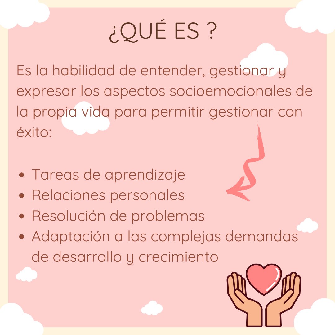 HpvAcademia's tweet photo. (1/2) En la medida que desarrollemos nuestras habilidades socioemocionales, lograremos un mayor bienestar socioemocional.
.
¿Cuáles son esas habilidades socioemocionales? Aquí les contamos. https://t.co/4zIuTsPWRM