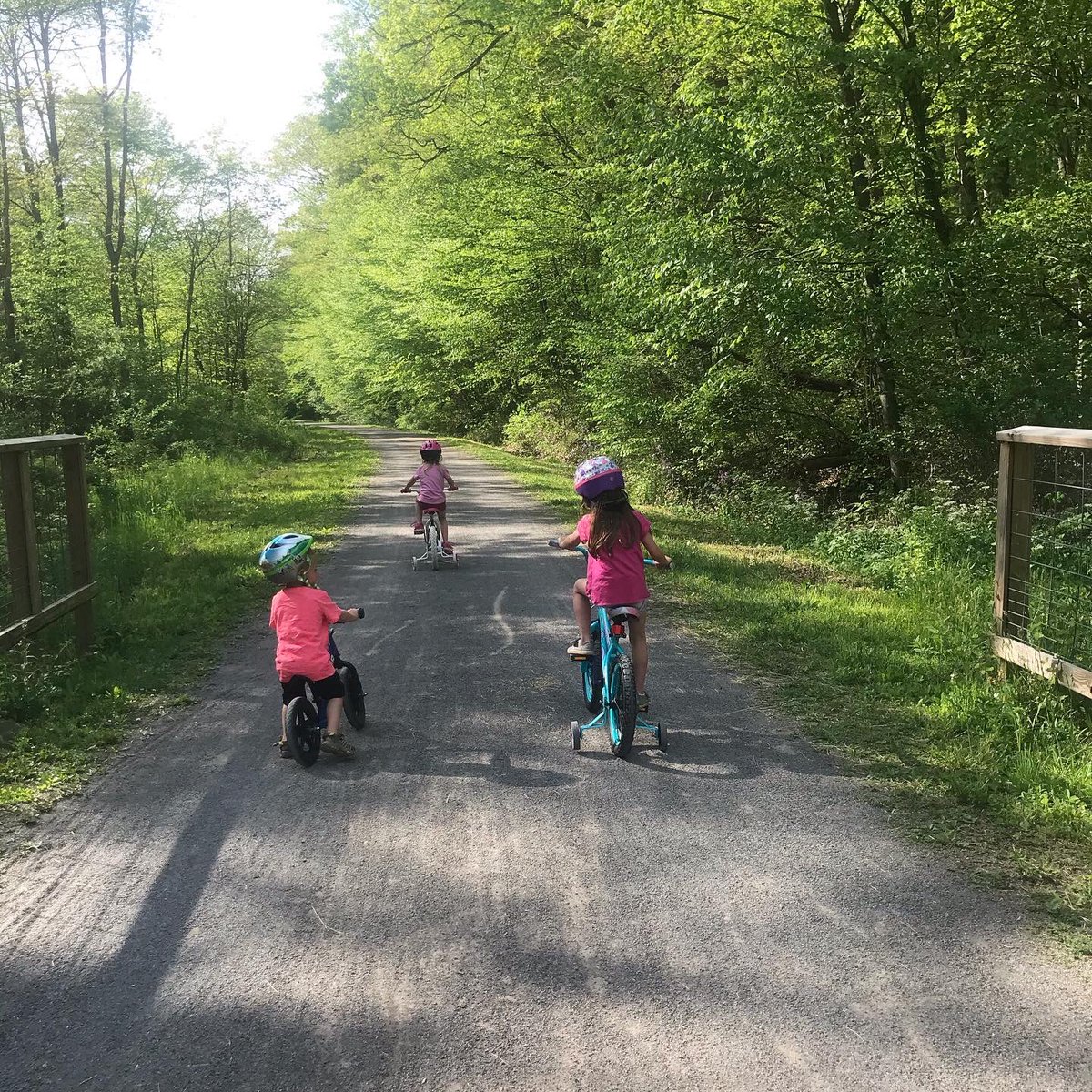Enjoying the great outdoors with these cuties!