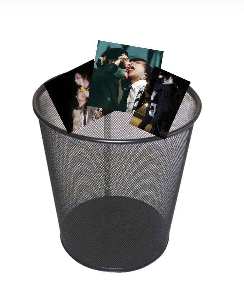 here’s my trash bin - I recently confiscated some illegal triple r material from the inmates  trashed it obviously   @deadpee0