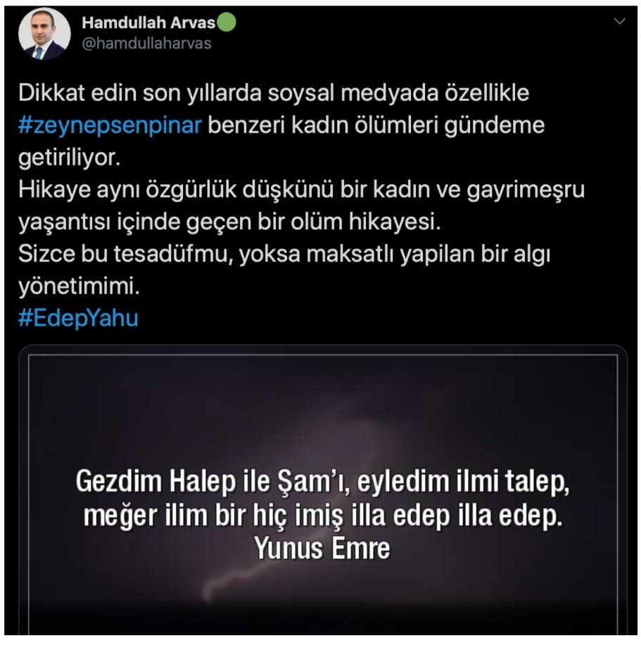Sizin gibi hasta ve sapkın ruhlu insanların dayatmaya çalıştığı hayattan farklı bir hayat yaşayan gayrimeşru oluyor demi? Aynı acıyı en kısa surede yasamanızı dilerim #ZEYNEPSENPINAR