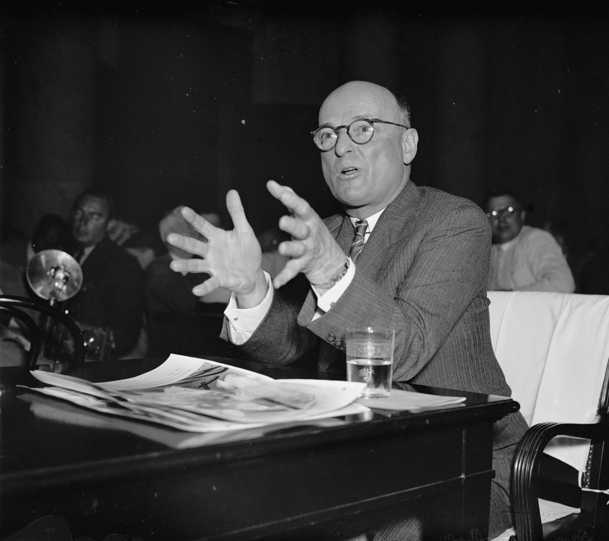 US Steel had recognized its workers' union, they'd just seen GM workers run a powerful forty day sit-down strike and they weren't willing to risk it. But Republic Steel and its chairman, Tom Girdler, wouldn't bend. He wouldn't help hand the US over to Communism, he said.