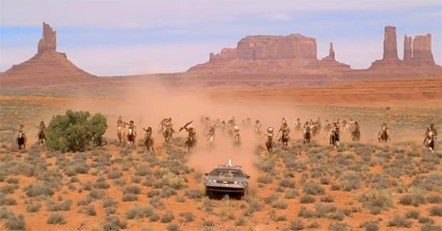 OnlyFilmMedia's tweet image. #OnlyFilmHistory:
#BackToTheFuturePart3 (1990).
Shooting a film set in the Old West was appealing to the stuntmen, who were all experienced horse riders.
"We had every great stuntman in Hollywood wanting to work on Part III," recalled producer/screenwriter #BobGale in 2002.