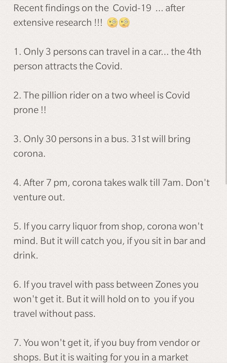 DhaorAshni's tweet image. #LockdownHumour via WhatsApp 😅
#Lockdown4 #coronavirus