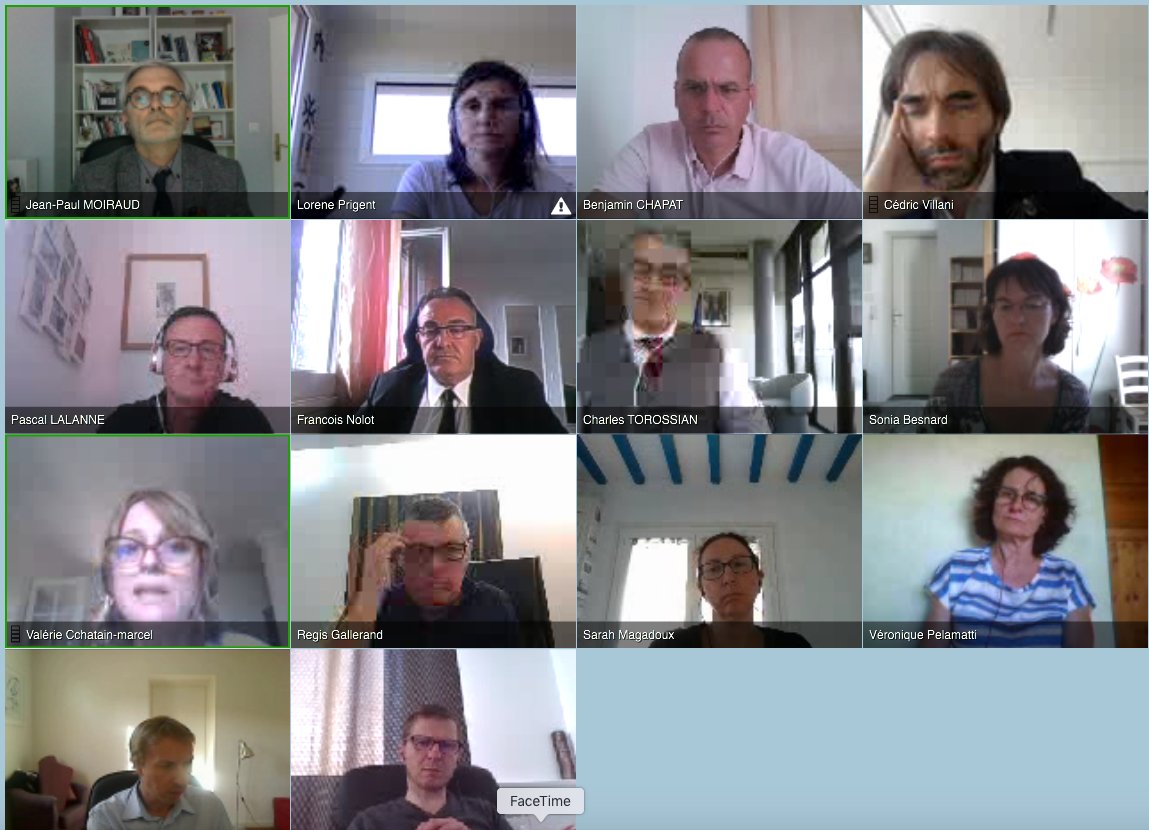 Les auditeurs du cycle de l'#IH2EF rencontrent <a href="/VillaniCedric/">Cédric Villani</a> sur la question de l'intelligence artificielle <a href="/CTorossian_Off/">Charles TOROSSIAN</a>  <a href="/ChapatBenjamin/">Benjamin Chapat</a> <a href="/lalanne_pascal/">Lalanne Pascal</a>