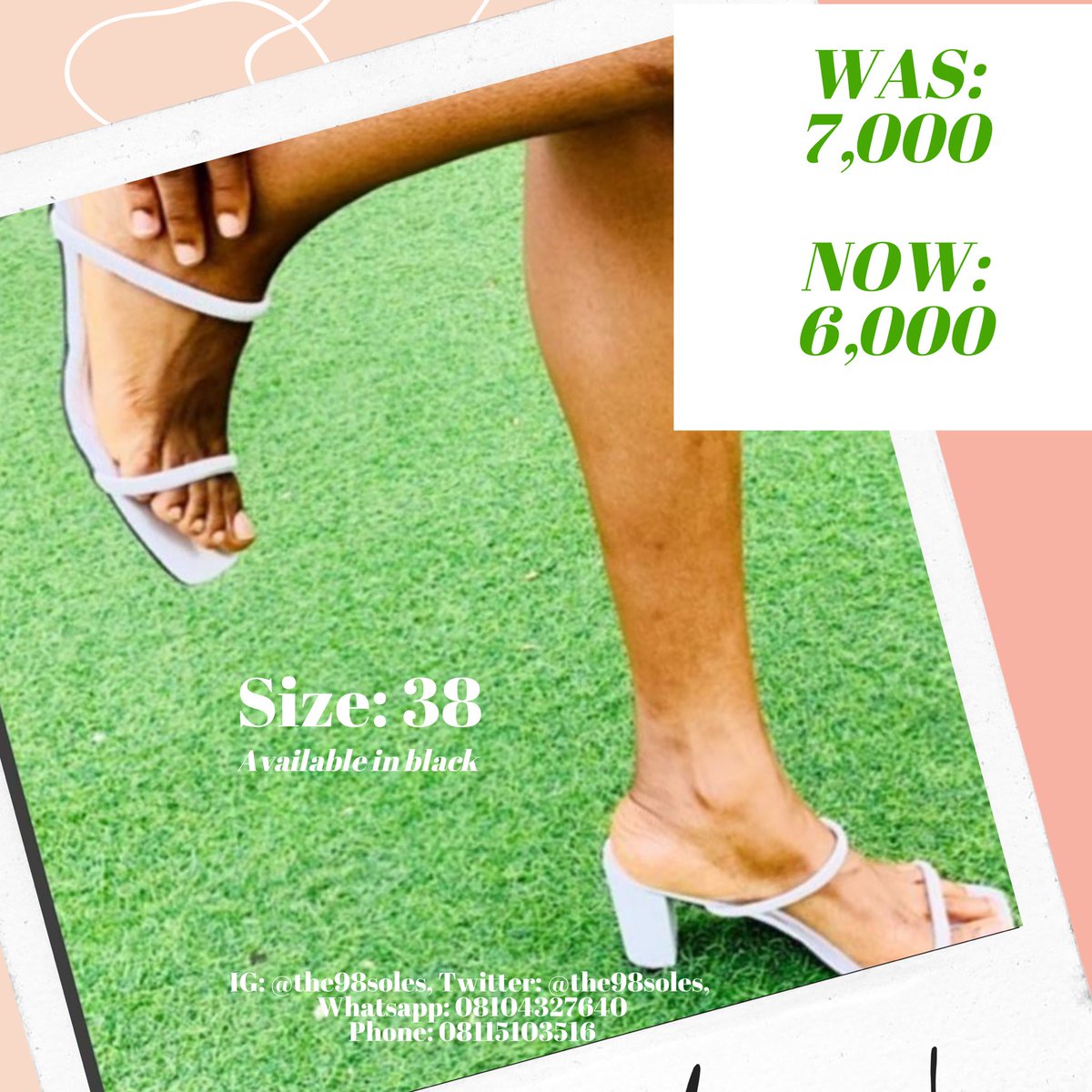the98soles's tweet photo. Massive sales on our favorite footwear. Offers valid while stocks last. Send a dm to place an order. 😎😎

Arewa Ighalo Abuja Baddo Nigeria

#footwear #lagoslockdown #eidmubarak2020 #Arewatwitter #mondaythoughts #COVID19 https://t.co/Tfq0P2fCYP