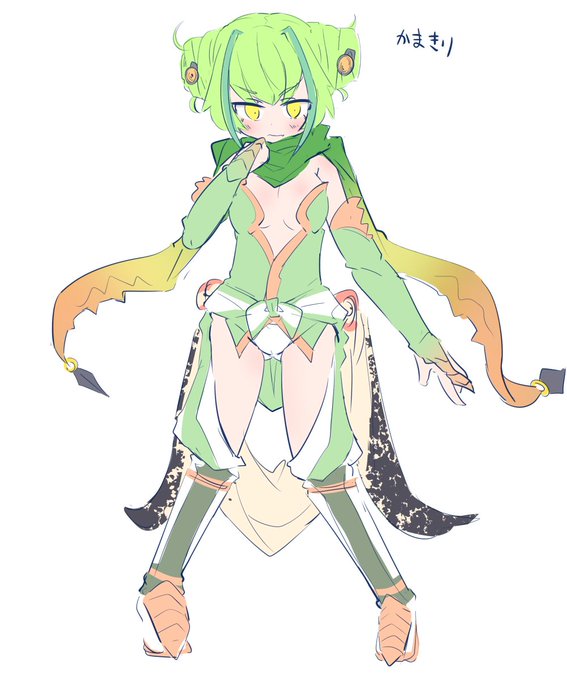 最初に描いたかまきりちゃんこれ 