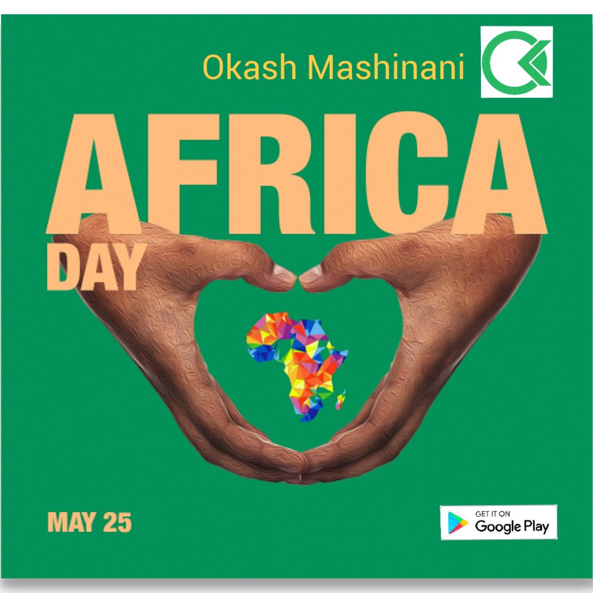 OMashinani's tweet photo. Happy African Day
#okashmashinani
#bestlendingapp
#okashagents https://t.co/VaAYwt859d