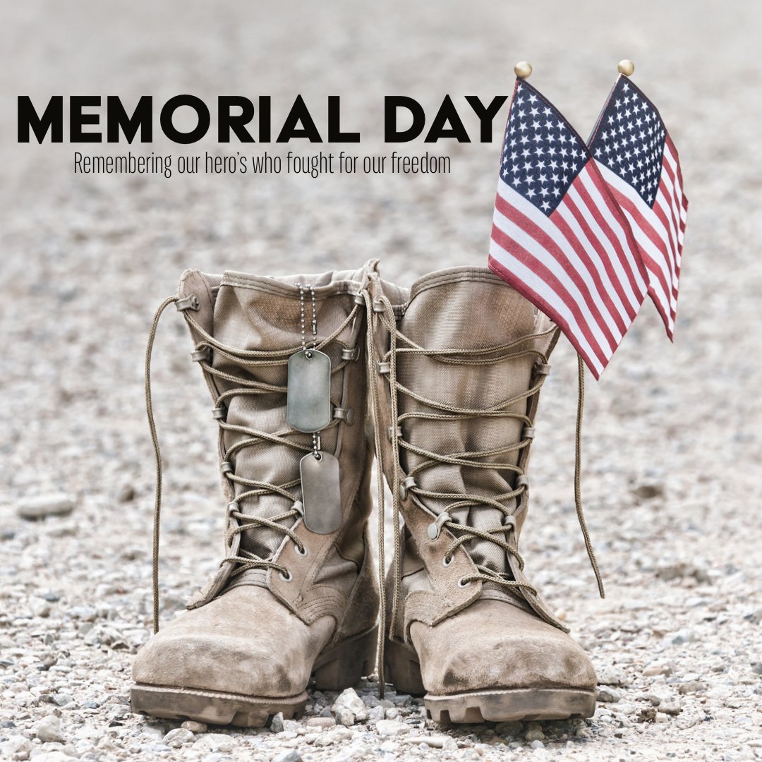 🇺🇸 We take this day to remember and honor those who have given the ultimate sacrifice for our country.