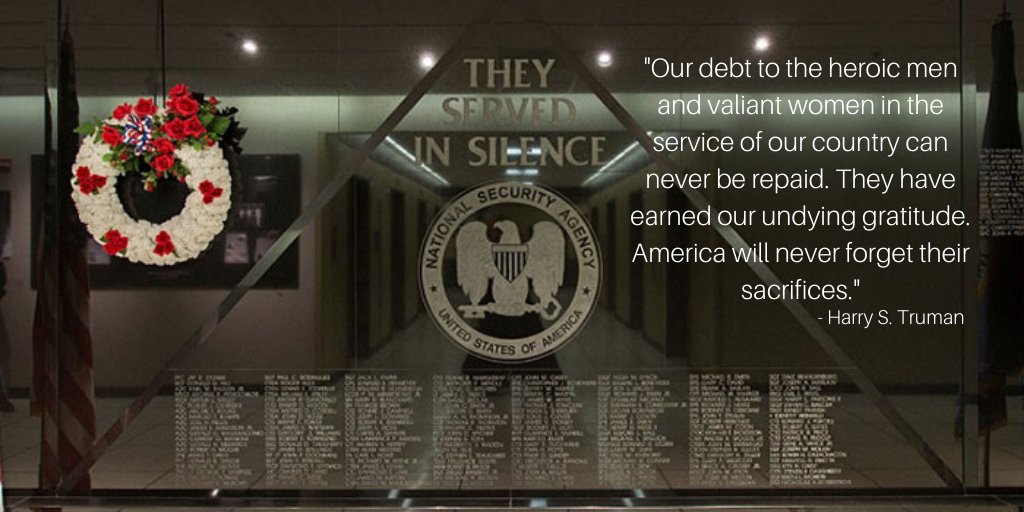 NSAGov's tweet photo. In our role as a combat support agency, we're never far from the fight. 

On #MemorialDay, and every day, we remember those who have given up their lives in defense of the nation. https://t.co/eF6gDpdvr8