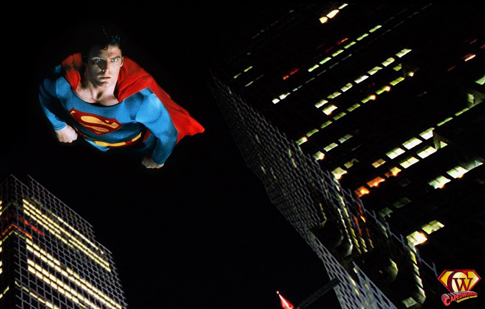 CapedWonderJim's tweet photo. Superman to the Rescue! #supermanflight #supermanflying #christopherreeve #supermanii #supermanmovie #supermanmovies #supermanthemovie1978 #supermanthemovie https://t.co/jy2VPltn4Z
