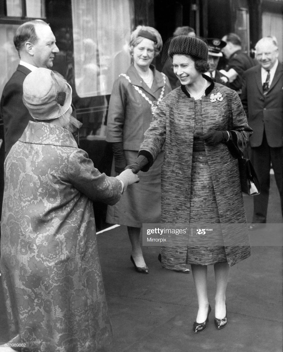 Mace On Twitter Queen Elizabeth Ii And Princess Margaret Visiting Solihull In The West Midlands 25th May 1962