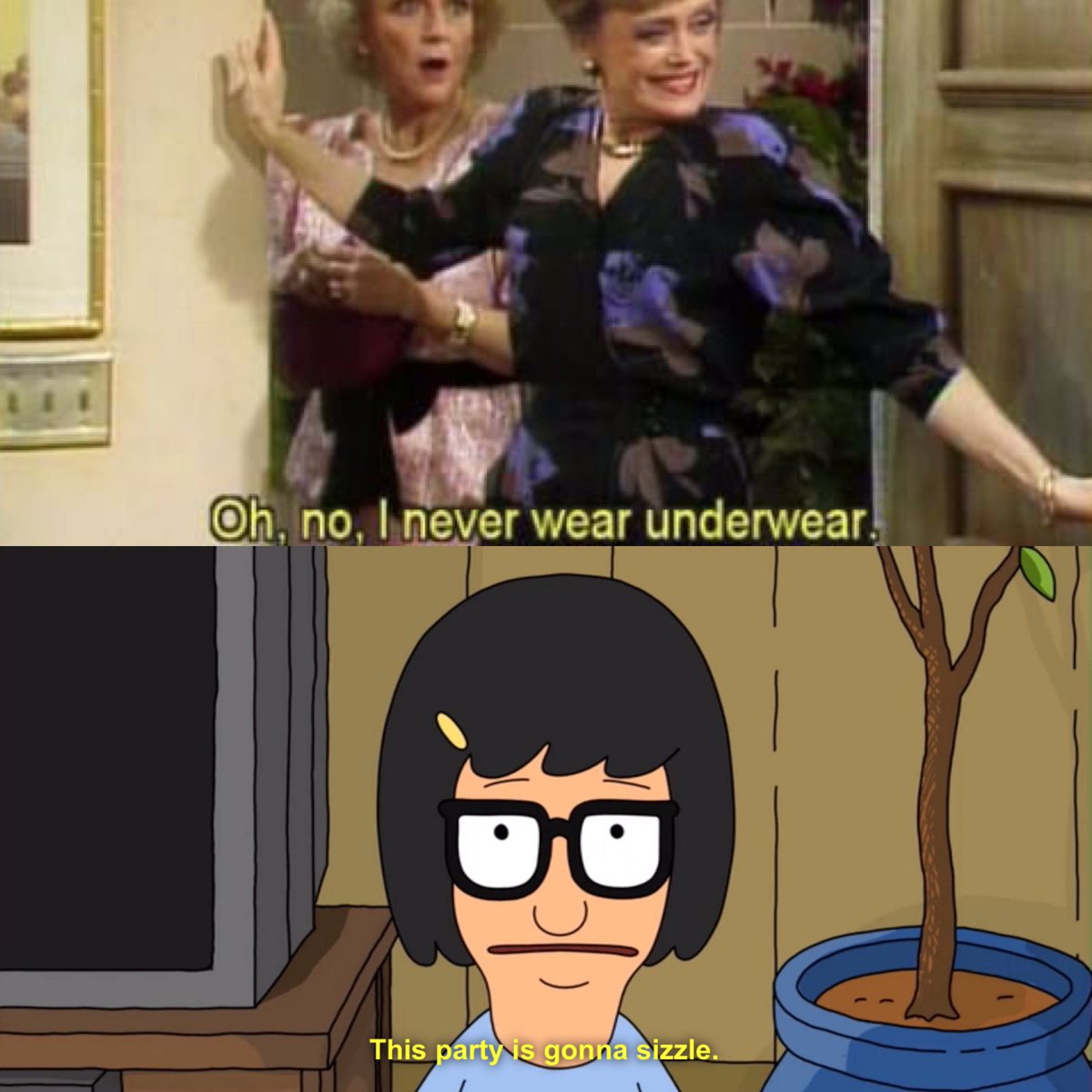 I mashed Bob’s Burgers and the Golden Girls up. I’m sorry. [thread]
