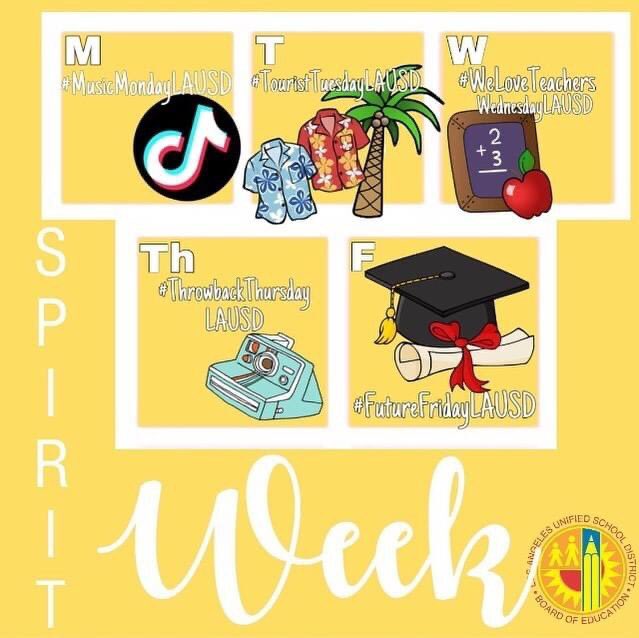 ColfaxCharterEl's tweet photo. It’s #lausd virtual spirit week!  Today is #musicmonday.  Let’s show off our #colfaxcharterelementary talents!  Make sure to tag @laschools and @colfaxcharterel in your posts!  @LDNESchools @ScottAtLAUSD @AustinLASchools https://t.co/RNEwaK3wa2