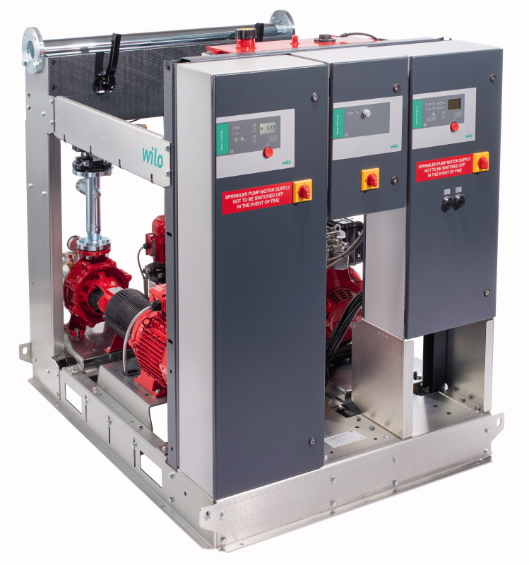 Pressure boosting system for fire-fighting application with sprinkler system in accordance with EN 12845
#WiloPump #EfficientSolution #SolutionProvider #watersupply #firefightingsystem #sprinklersystem #pressureboosting #pump #multistagepump #germantechnology