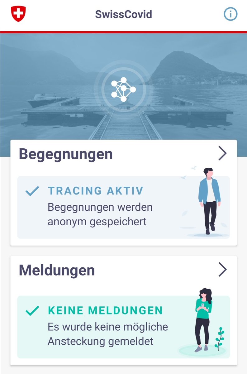 Tracked by #SwissCovid. Not much  work for the app in my home office. But it's up and running.