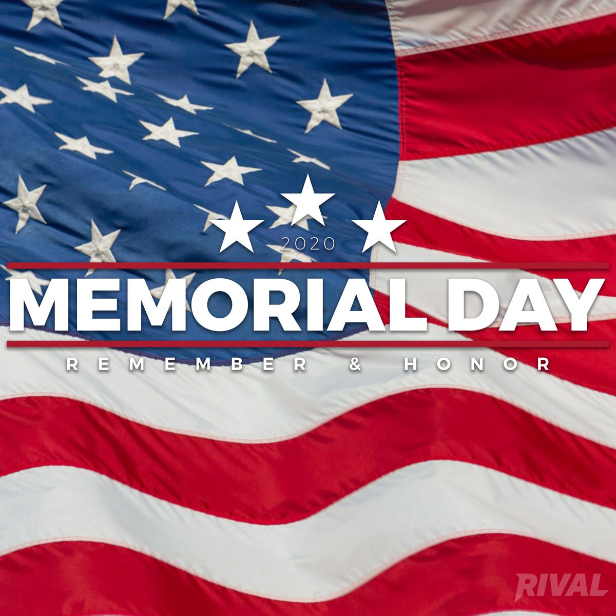 RivalHky's tweet photo. Today is a day for remembrance. The sacrifice of so many brave souls to give us the freedom we have today. Remember &amp; Honor #MemorialDay https://t.co/mR4nMfd7RC