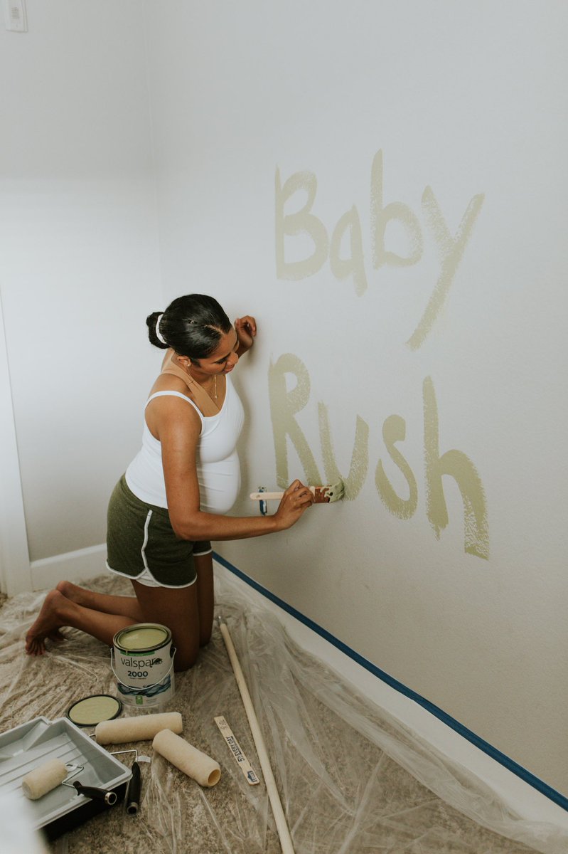 We painted the boy’s room &amp; it looks so good. So excited to see it all come together.