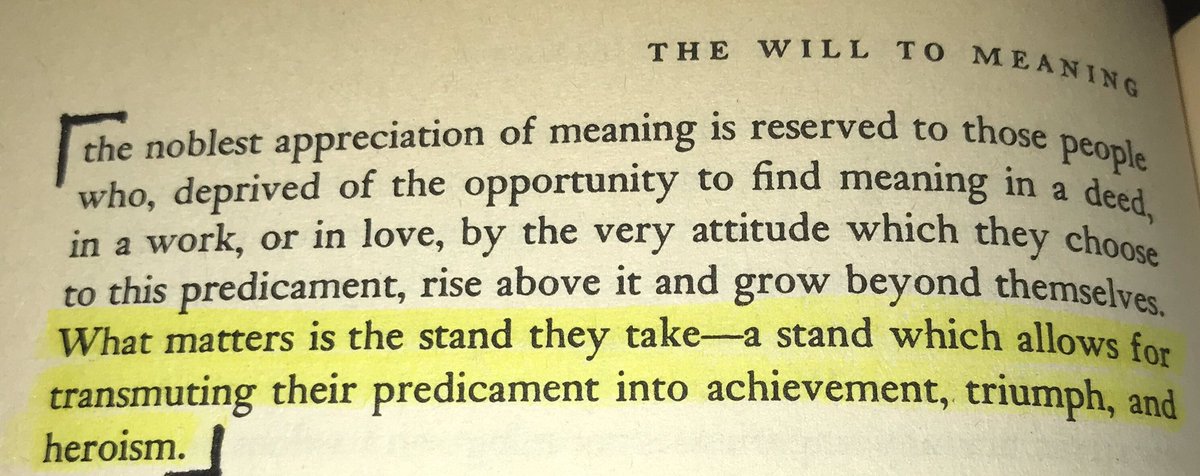 From a book I read by Viktor E. Frankl, basically he says find meaning in what you’re doing & rise above doubt & people not allowing you opportunities etc by having a good attitude to transform your predicament into achievements! Not being fueled by hate or vengeance!