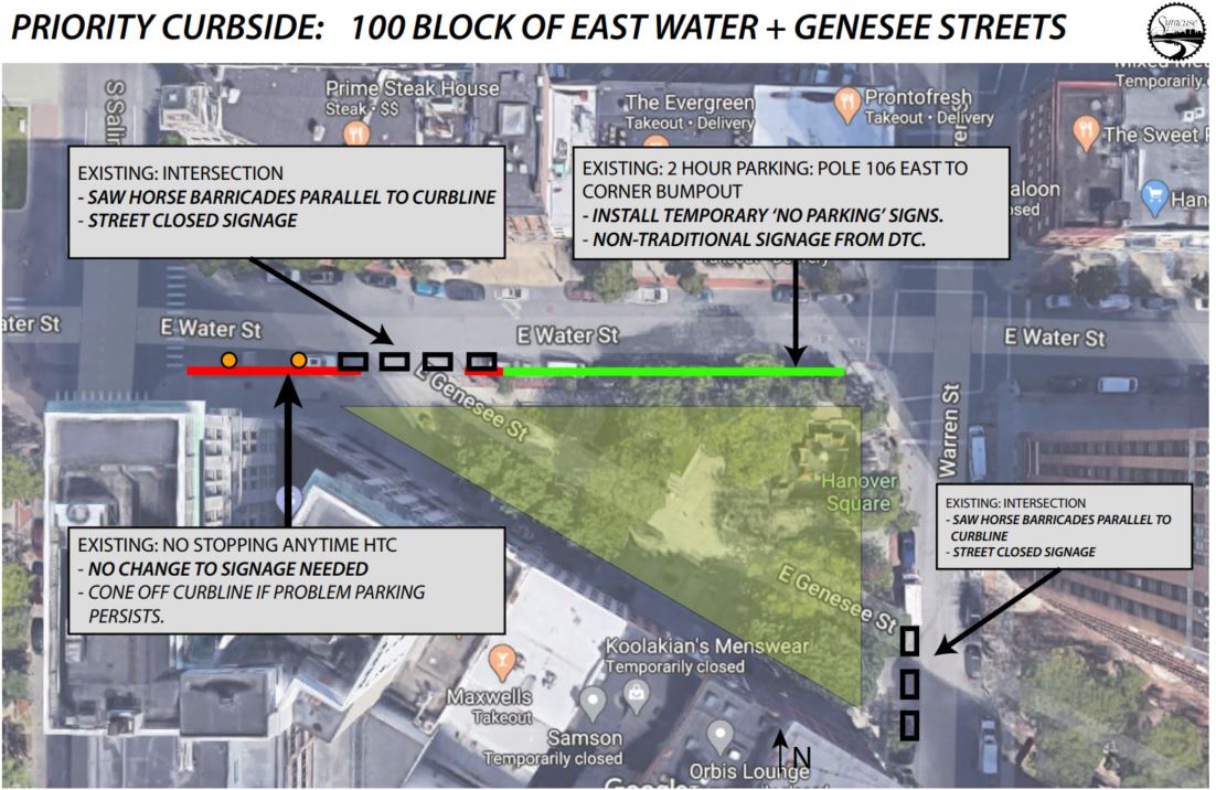 MySouthSide's tweet photo. #Syracuse Mayor Ben Walsh announced a new pilot program to test curbside parking for “grab-n-go” service from restaurants and retail stores in the city. The pilot begins Wednesday, May 27, in Armory Square and Hanover Square. https://t.co/0sU6dwVddG