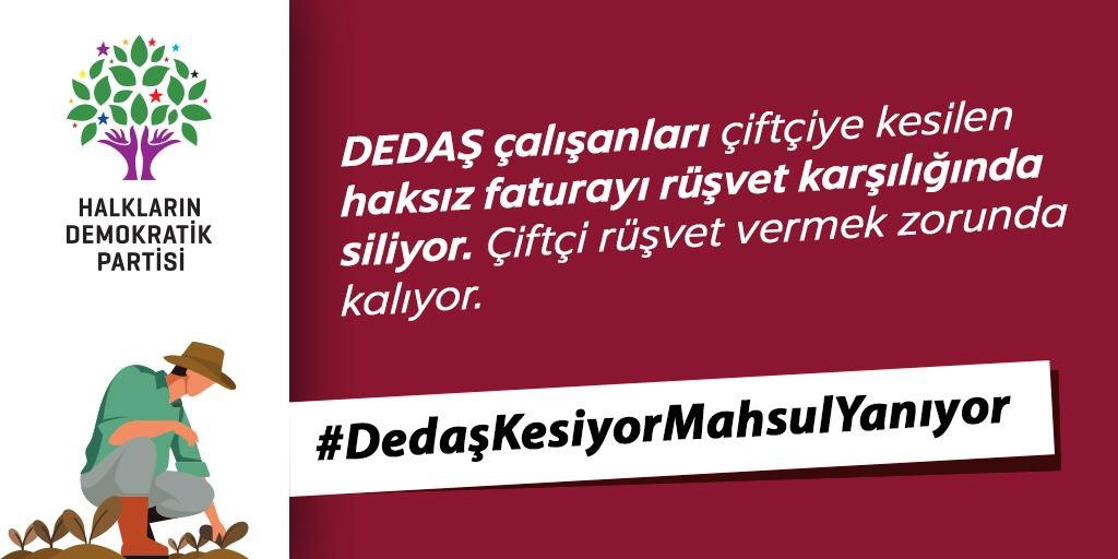 DEMGenelMerkezi's tweet photo. DEDAŞ'ın elektrik kesintileri nedeniyle köylere su sağlayan pompalar da durdu. Urfa, Mardin, Diyarbakır olmak üzere pek çok kentte çiftçiler ve halk mağdur ediliyor. Köylü, bayramı elektriksiz ve susuz geçiriyor. #DedaşKesiyorMahsulYanıyor https://t.co/521RWiW0iD