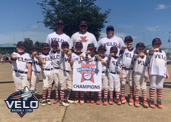 Congratulations to the Velo Baseball 7u team on winning the championship this weekend at @baseballgameday . This was their second 1st place finish this spring. #PlayWithVelo #VeloBaseball #champions #baseball #velo #DeVELOpedByVelo #fullthrottle