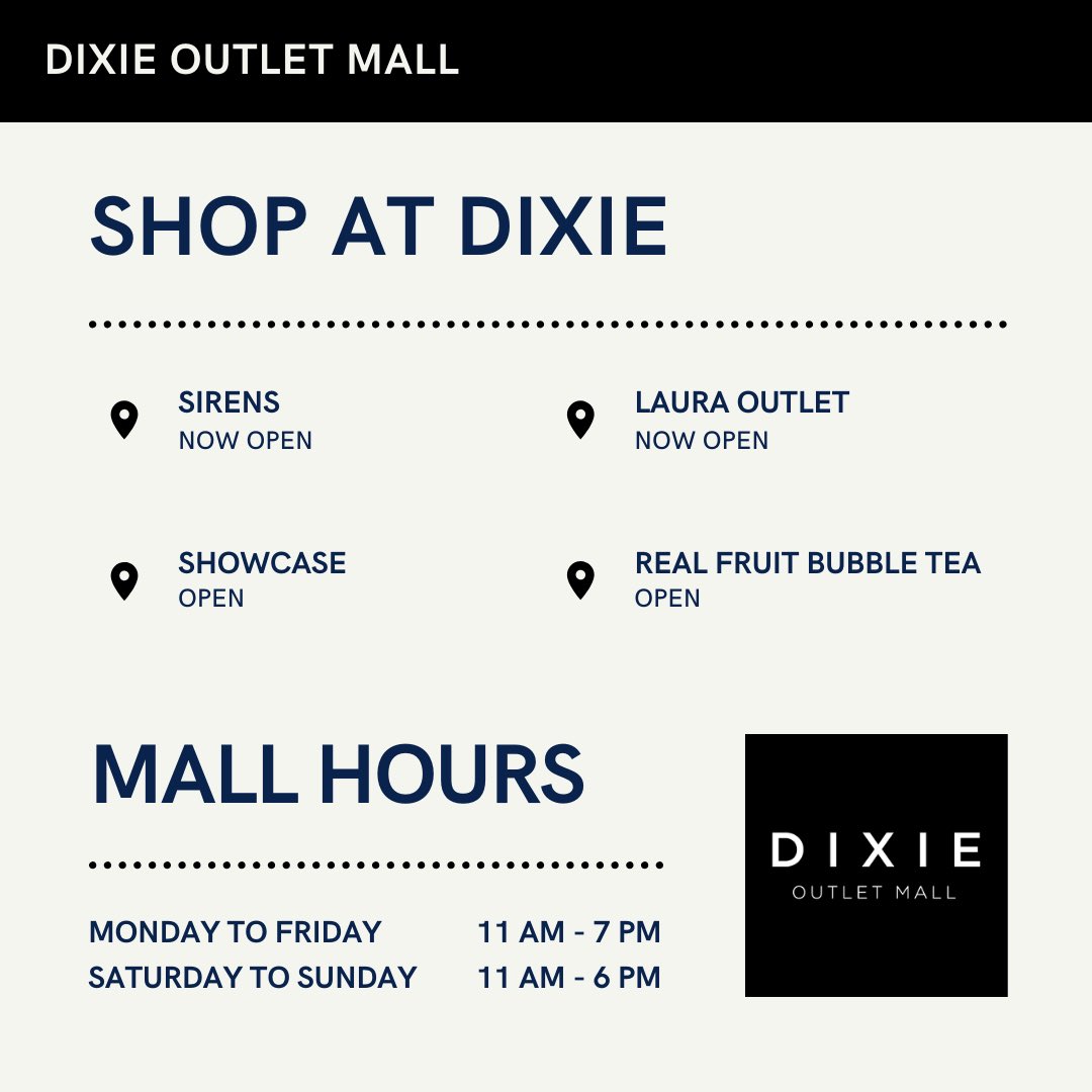 dixie mall nike hours