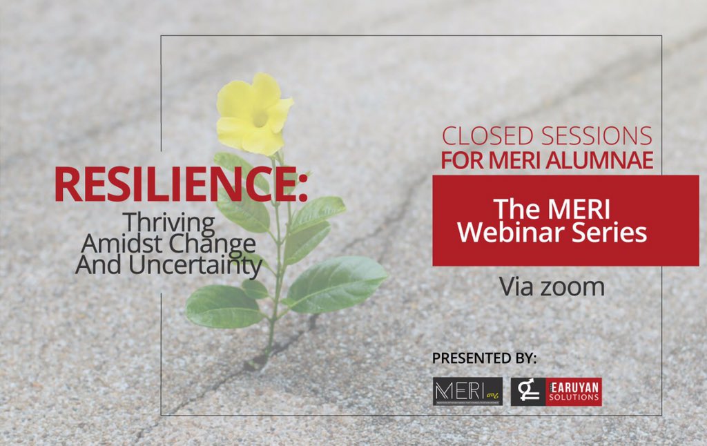 Earuyan solution presents a unique  #webinar series on the theme of #Resilience exclusively for our #Meri Network. In these testing times, we want to cultivate adaptive and resilient leaders with unique problem-solving skills
#COVID19. #Ethiopia #leadership #womenleaders