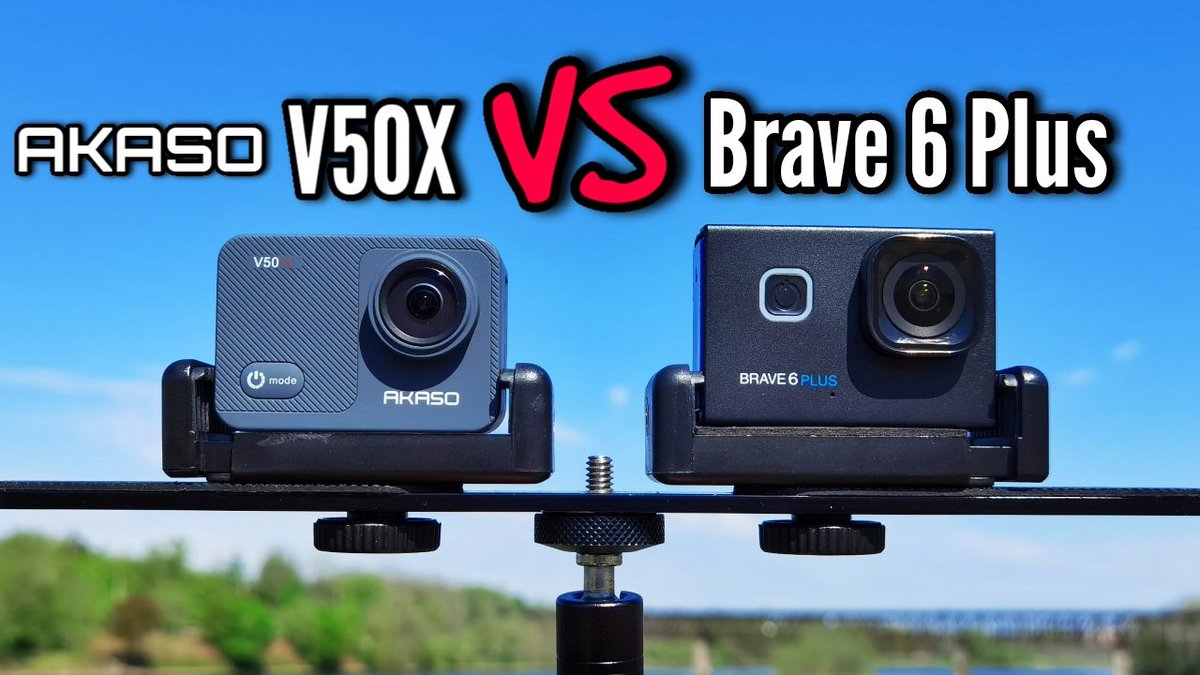 RedskullPro's tweet photo. A new action camera comparison video is now online! The Akaso V50X VS the Akaso Brave 6 Plus!
https://t.co/SnoHrvIxtj https://t.co/tDS0zubN1S