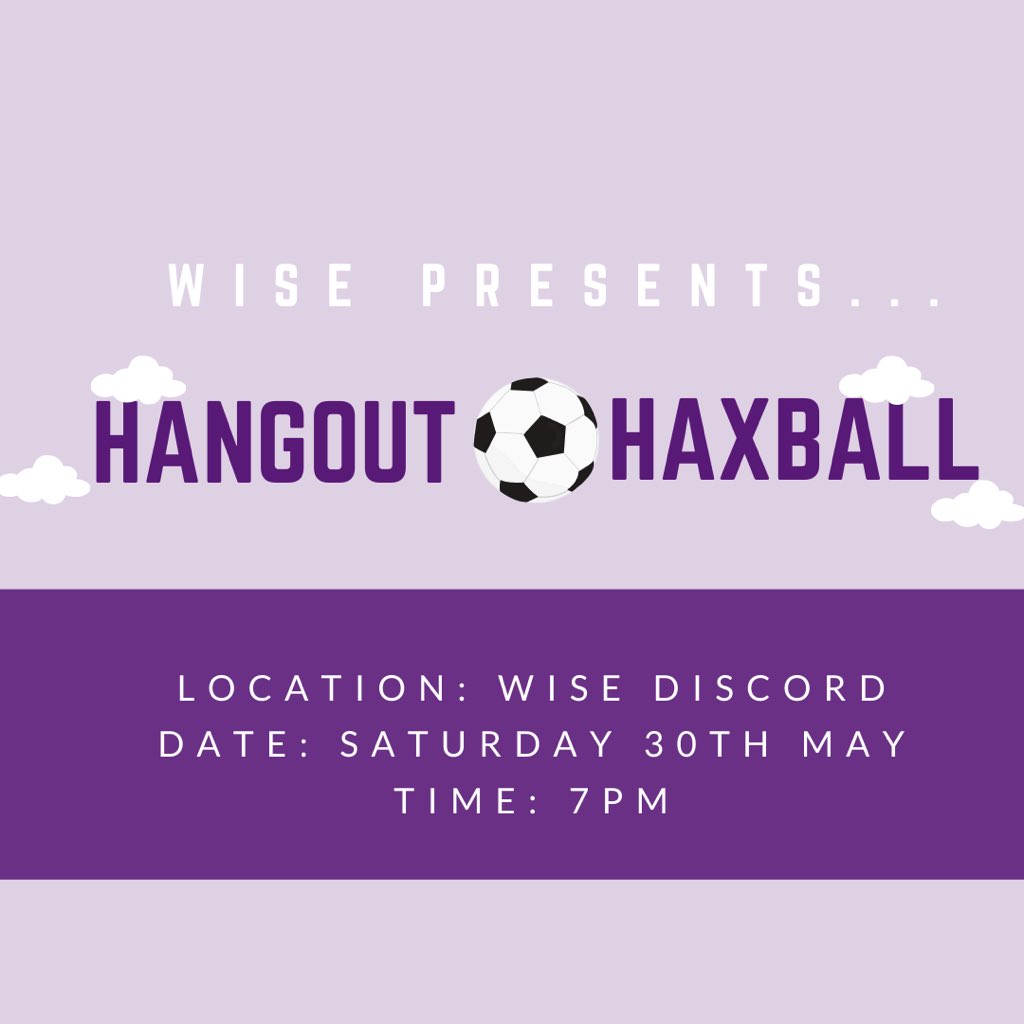 WISEunimelb's tweet image. So you’ve heard of C&amp;amp;C, S&amp;amp;S, K&amp;amp;K, now presenting...H&amp;amp;H! 

Join the Discord here: discord.com/invite/8t5VmuT

For those who have never heard of HaxBall, it is a physics-based multiplayer soccer game where teamwork is key.

We hope to see you there! 💜

#unimelb #umsu #WISE