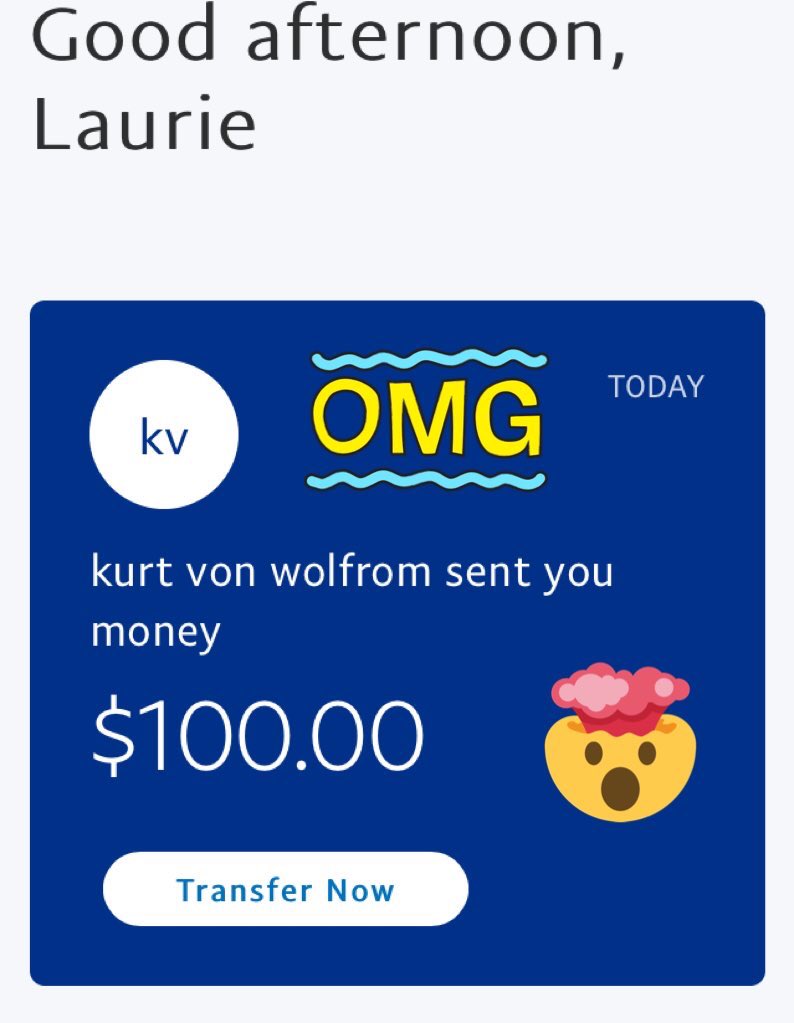 LaurieCrystal's tweet photo. What a crazy day! Started out a little down, broke & hungry till a few amazing people helped me w/ some food 💰, then won @VonWolf9 giveaway!! I will be paying it forward later this week 👀 😁 💛👏🏼 #kindnessisuniversal https://t.co/lAxiy6EOxs