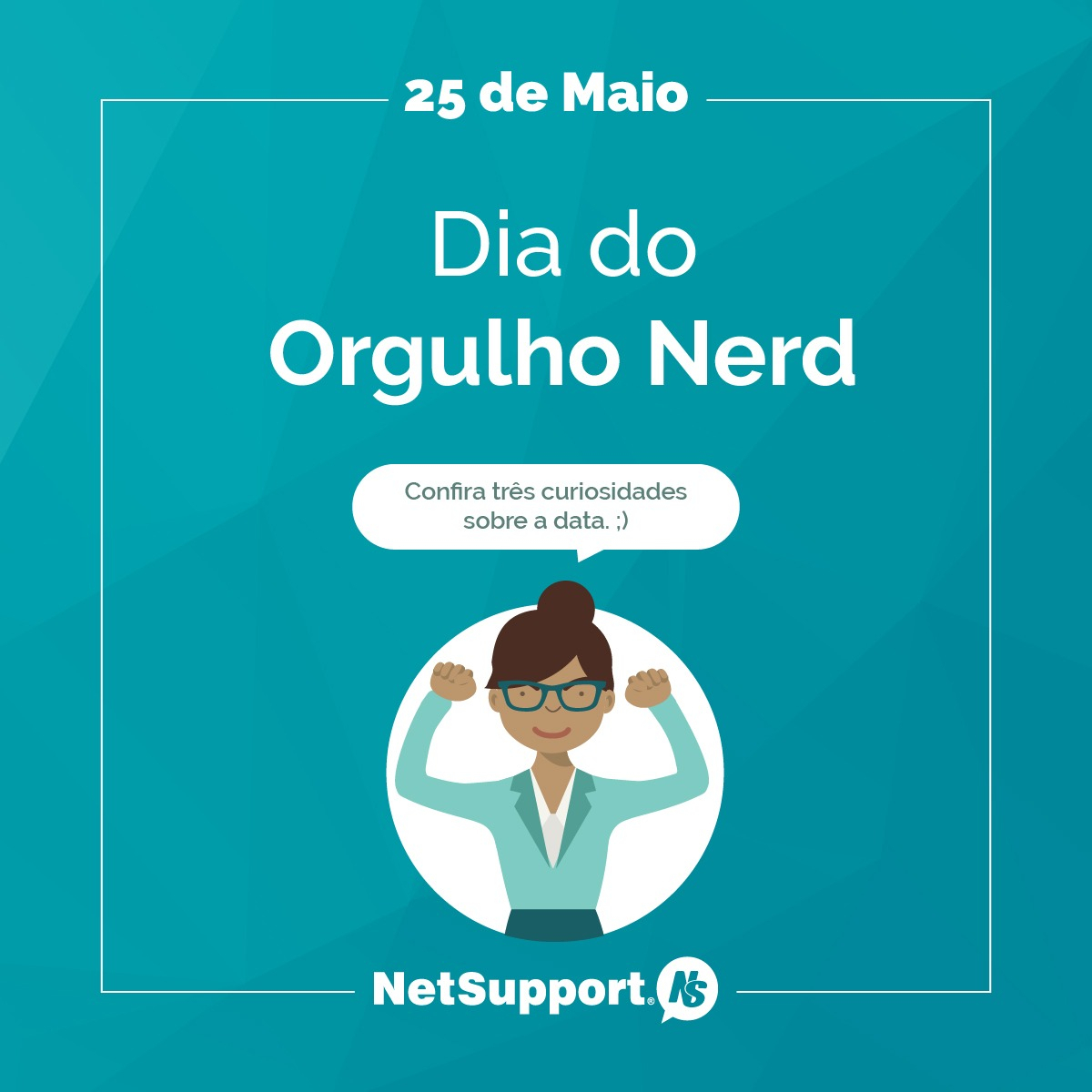 NSNetSupport's tweet photo. 🖖Feliz dia do #OrgulhoNerd para você que também ama esse mundo mágico! 

Queremos saber, você tem algum personagem favorito do mundo geek? Conte aí
#diadatoalha #diadoorgulhornerd #nerd #geek #maythe4thbewithyou https://t.co/oOz0Uldd0k