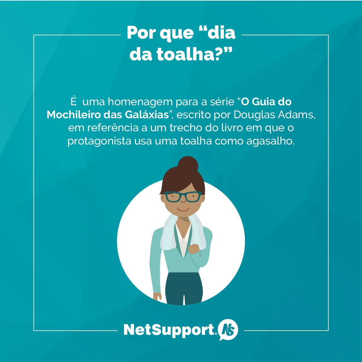 NSNetSupport's tweet photo. 🖖Feliz dia do #OrgulhoNerd para você que também ama esse mundo mágico! 

Queremos saber, você tem algum personagem favorito do mundo geek? Conte aí
#diadatoalha #diadoorgulhornerd #nerd #geek #maythe4thbewithyou https://t.co/oOz0Uldd0k