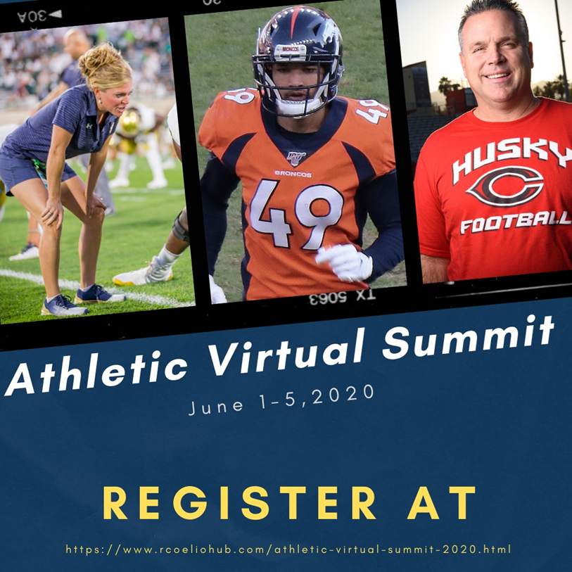 Husky Athletes-REGISTER TODAY rcoeliohub.com/athletic-virtu…
Opening day- Rob Wigod -CIF Southern Commissioner (Re-Entry Plans for Schools &amp; Impact on Student-Athletes);&amp; Dr. Amber Selking -Mental Performance Consultant, Univ of Notre Dame (Mindset of Student-Athletes &amp; Coaches) #Cen10